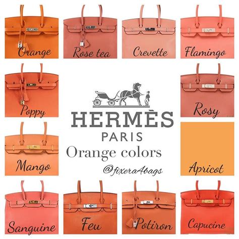 hermes her bag size|Hermes bag color chart.